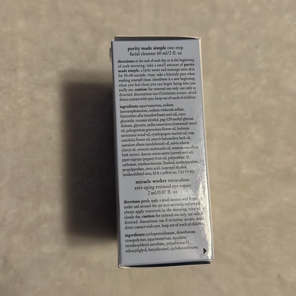 Philosophy box of miracles facial mask cleanser and eye repair - Picture 6 of 7